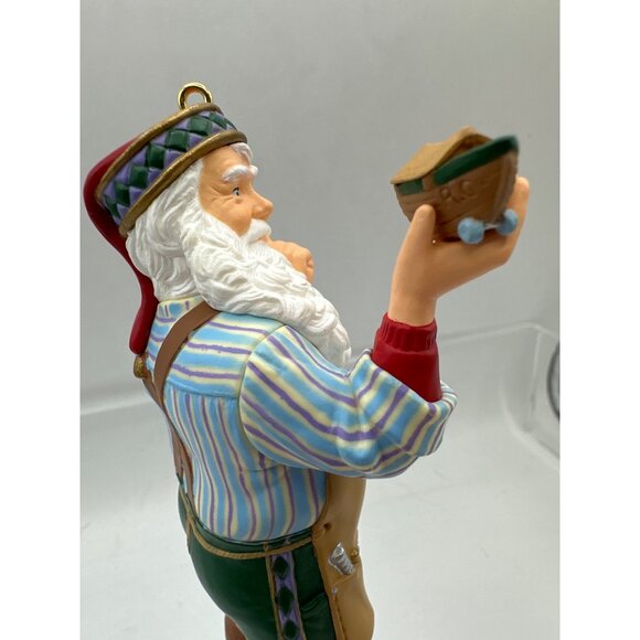 Hallmark Keepsake Collector Club Ornament Set Santa Elf Snowman 1999 Vintage - Picture 5 of 16